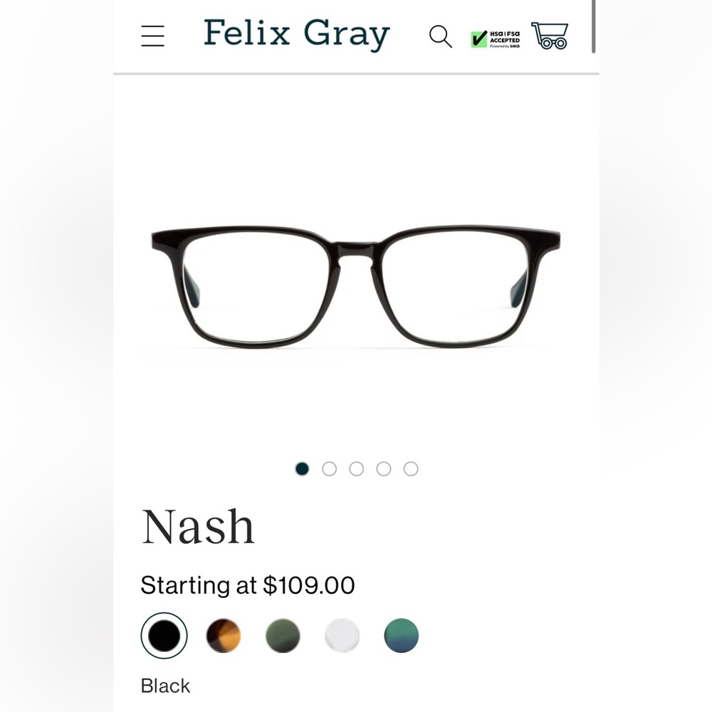 Felix Gray “Nash” Blue Light Glasses